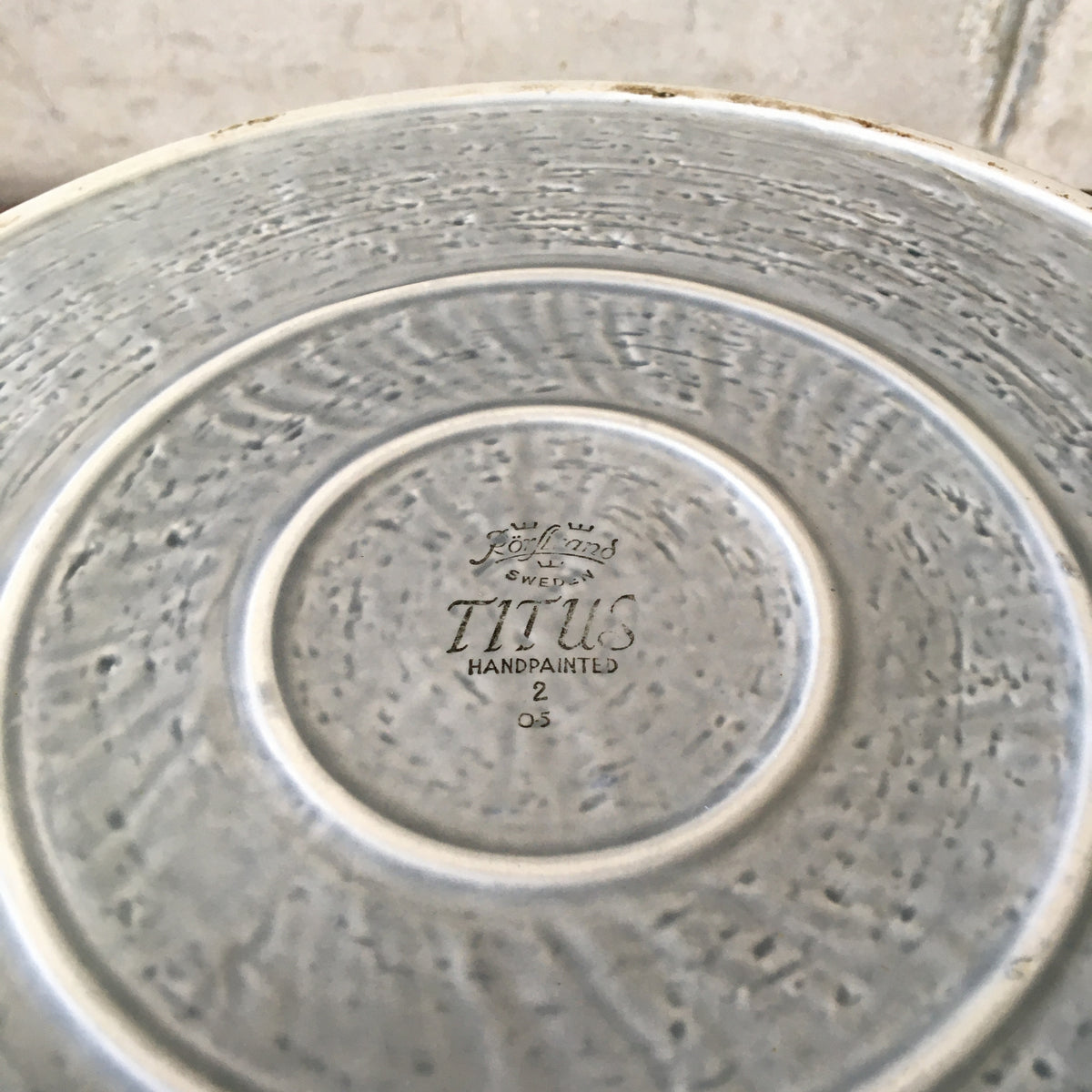 Vintage Rorstrand of Sweden Titus Platter