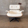 New Reproduction Eames Lounge Chair in White