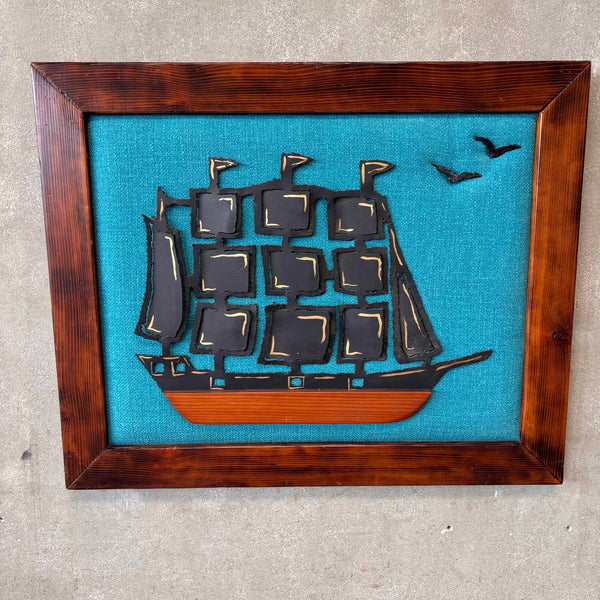 Vintage Ship Wal Art - Witco Style