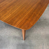 Mid Century Modern Dining Table w/ One Leaf