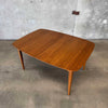 Mid Century Modern Dining Table w/ One Leaf