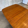 Mid Century Modern Dining Table w/ One Leaf