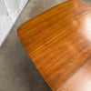 Mid Century Modern Dining Table w/ One Leaf