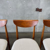 Set of Four Mid Century Modern Dining Chairs