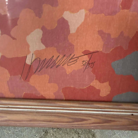 1970s Max Haylette 38/375 Numbered & Signed Lithograph