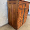 1920s Oak 24" Drawer Printers Flat File Cabinet by Hamilton Co. (Original Finish)