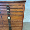 1920s Oak 24" Drawer Printers Flat File Cabinet by Hamilton Co. (Original Finish)