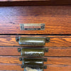 1920s Oak 24" Drawer Printers Flat File Cabinet by Hamilton Co. (Original Finish)
