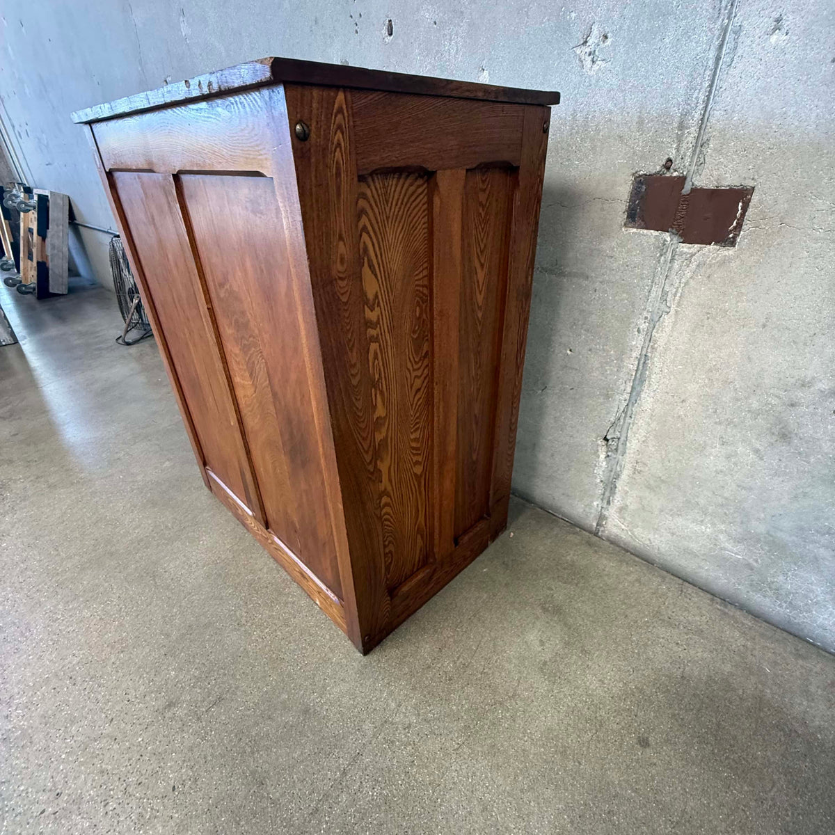1920s Oak 24" Drawer Printers Flat File Cabinet by Hamilton Co. (Original Finish)