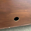 Mid Century Tambour Door Credenza with Bar Hutch