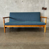 Ejvind A. Johansson Solid Oak Sofa Original Upholstery