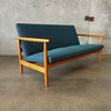 Ejvind A. Johansson Solid Oak Sofa Original Upholstery