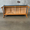 Ejvind A. Johansson Solid Oak Sofa Original Upholstery