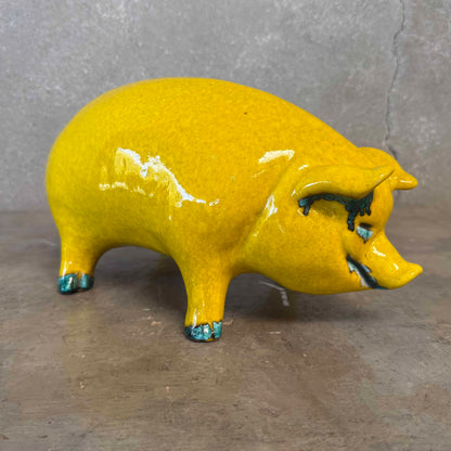 Mid Century Modern Ceramic Pig Made in Italy #697