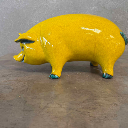 Mid Century Modern Ceramic Pig Made in Italy #697