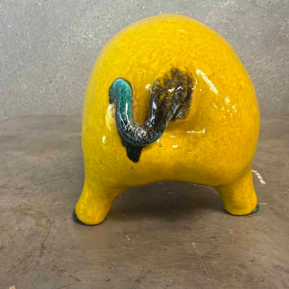 Mid Century Modern Ceramic Pig Made in Italy #697