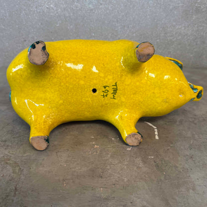 Mid Century Modern Ceramic Pig Made in Italy #697