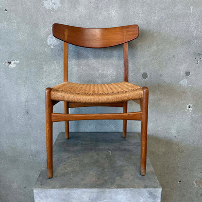 Hans Wegner for Carl Hanson & Son CH23 Mid Century Danish Teak Armchair