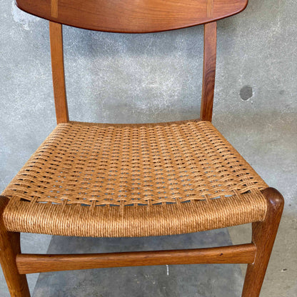 Hans Wegner for Carl Hanson & Son CH23 Mid Century Danish Teak Armchair