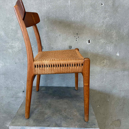 Hans Wegner for Carl Hanson & Son CH23 Mid Century Danish Teak Armchair