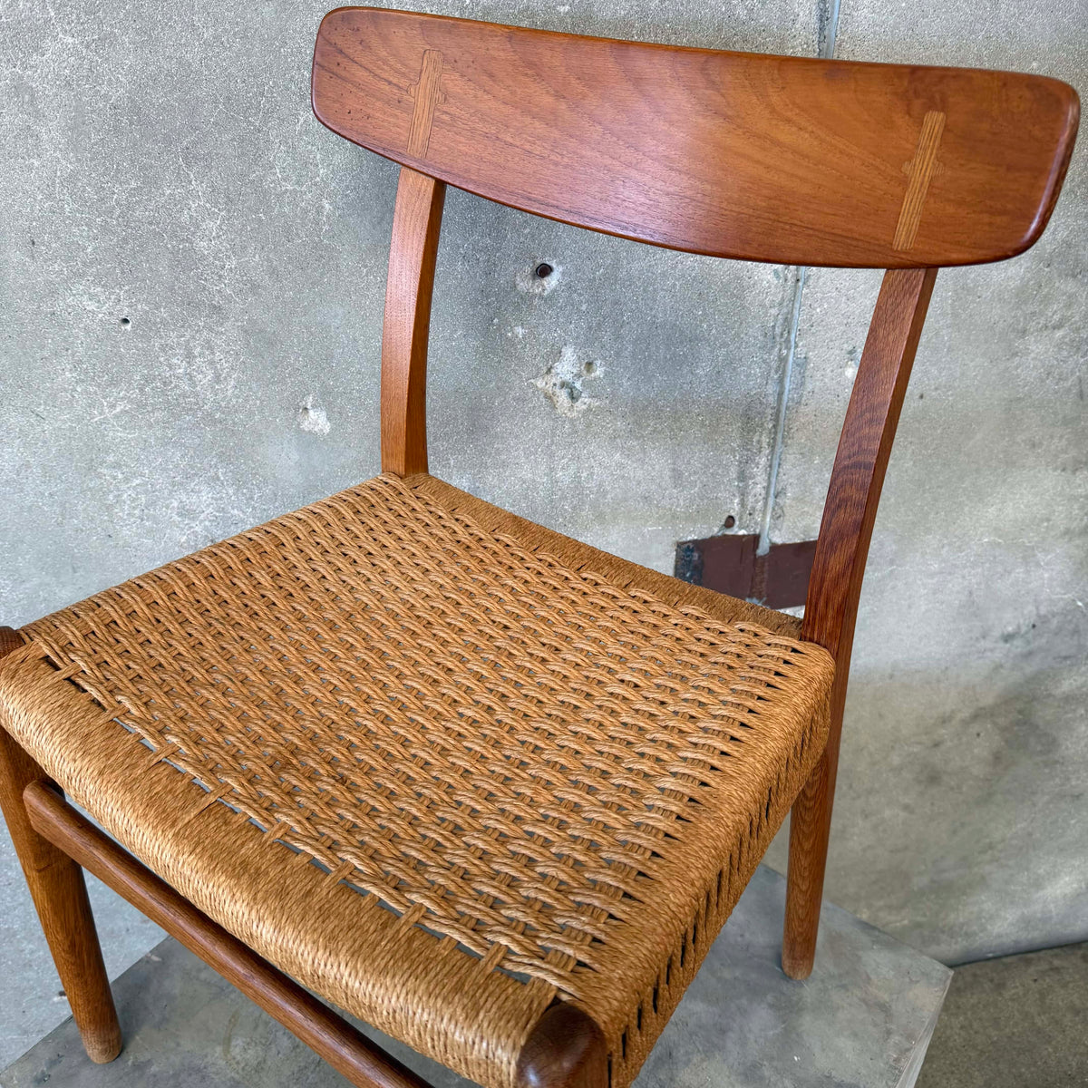 Hans Wegner for Carl Hanson & Son CH23 Mid Century Danish Teak Armchair