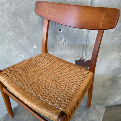 Hans Wegner for Carl Hanson & Son CH23 Mid Century Danish Teak Armchair