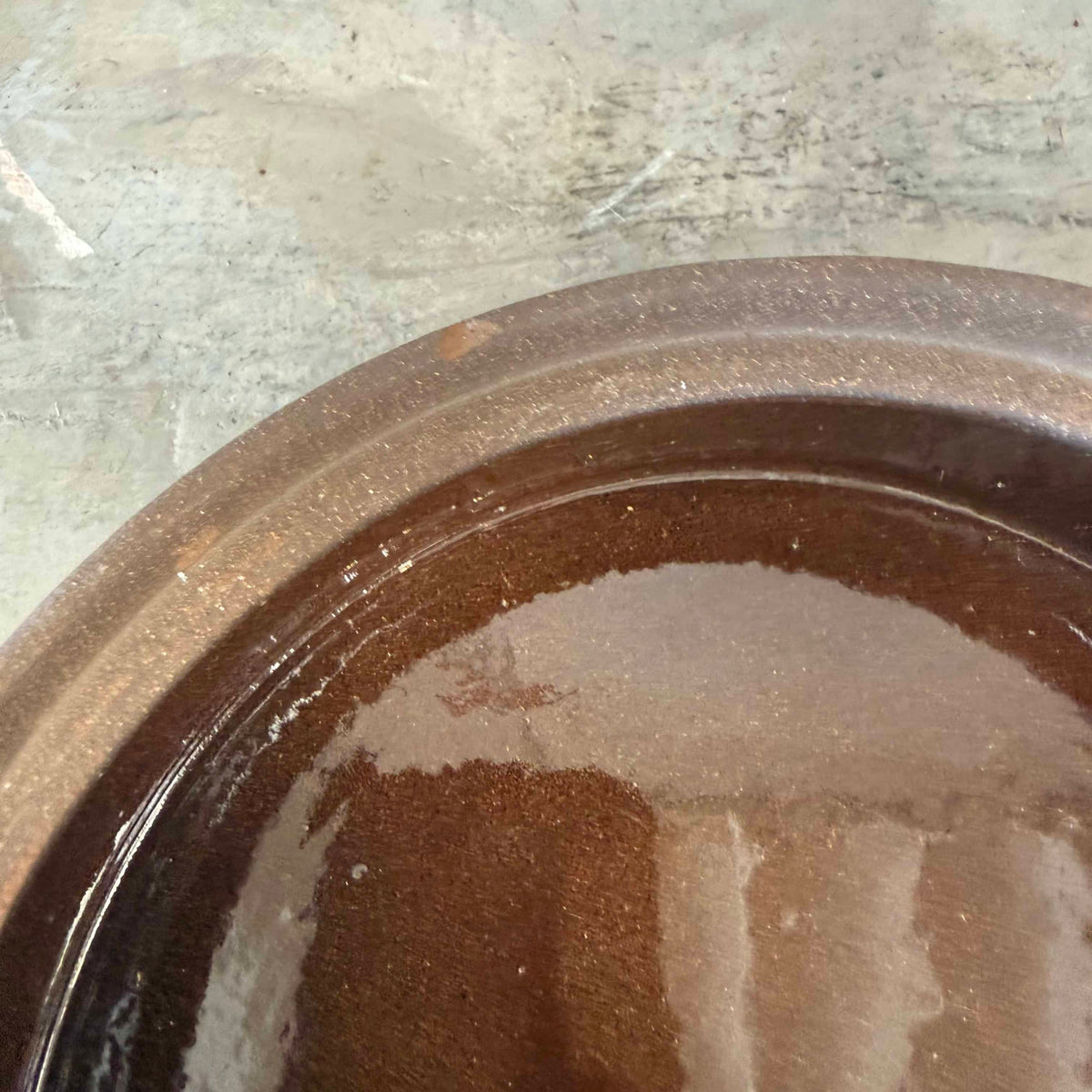 Danish Fritte Glazed Covered Dish