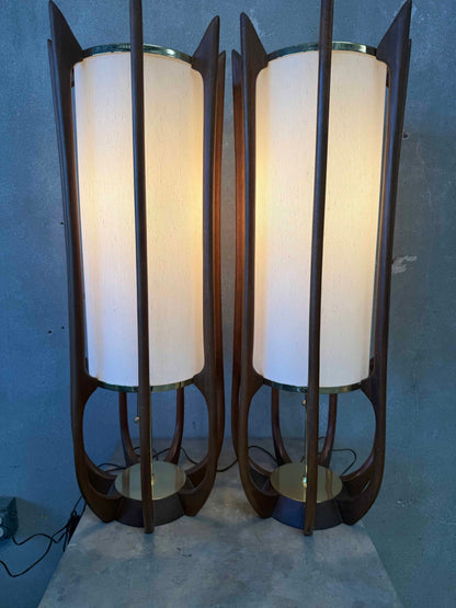 Pair of Mid Century Modern Modeline Mode 635 Table Lamps, Arthur Jacobs in 1959