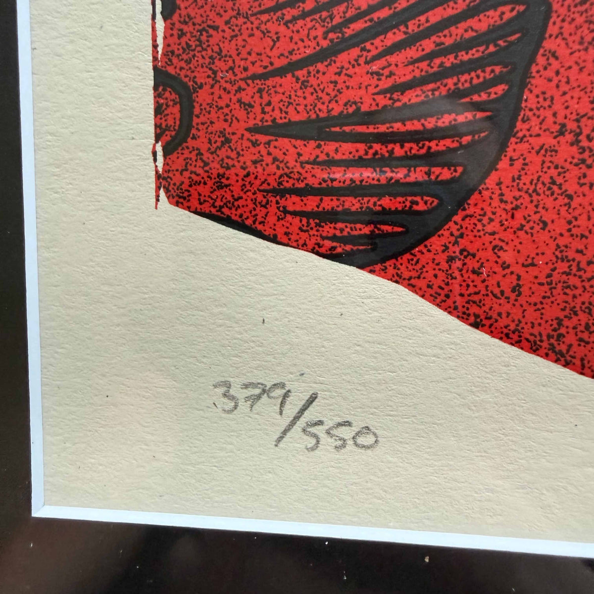 Framed Shepard Fairey "Rise Above / Fragile" Limited Edition Signed Screen Print 379/550