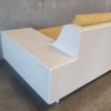 Vintage Mid Century Modern Fiberglass Sofa from Space Age Era