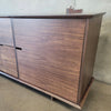 Walnut Stereo Console Made By Casara Modern - Made of Walnut Plywood