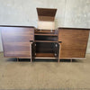 Walnut Stereo Console Made By Casara Modern - Made of Walnut Plywood