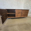 Walnut Stereo Console Made By Casara Modern - Made of Walnut Plywood