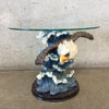 Mini Glass Table With Eagle Accent