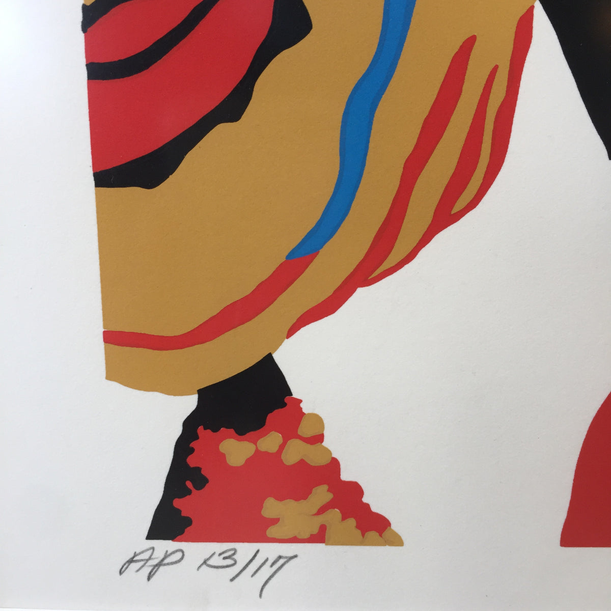 Artist Proof Judith Hendler Signed "Punchinello"