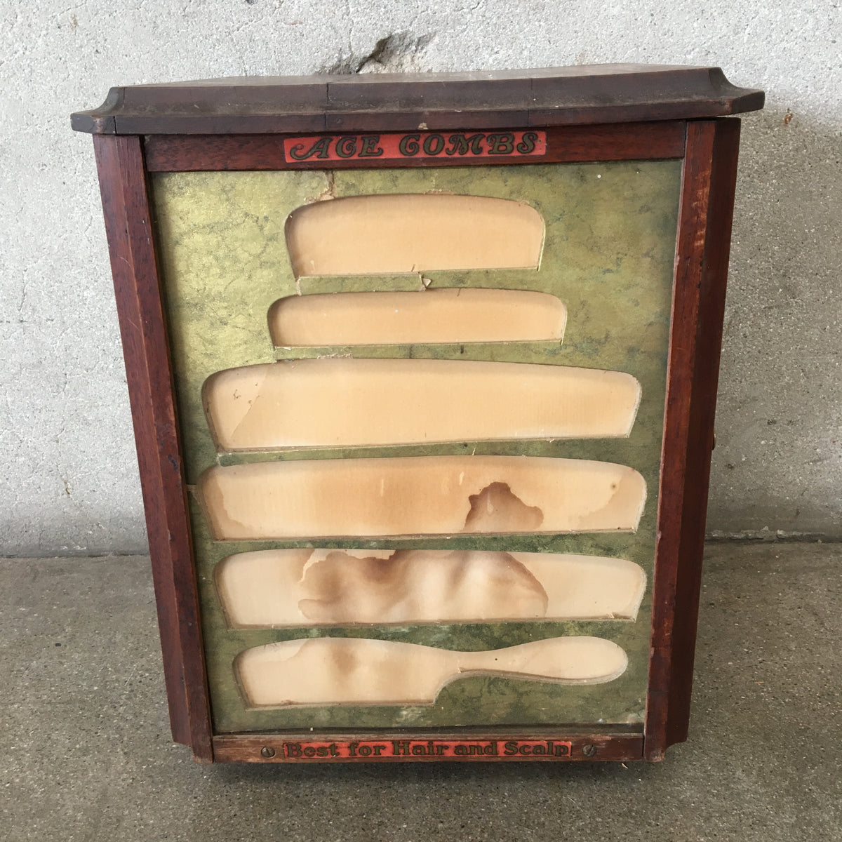 Ace Comb Counter Top Display From Barber Shop