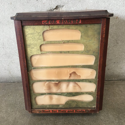Ace Comb Counter Top Display From Barber Shop