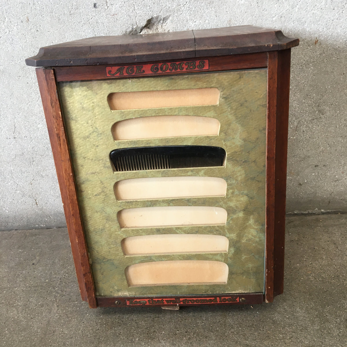 Ace Comb Counter Top Display From Barber Shop