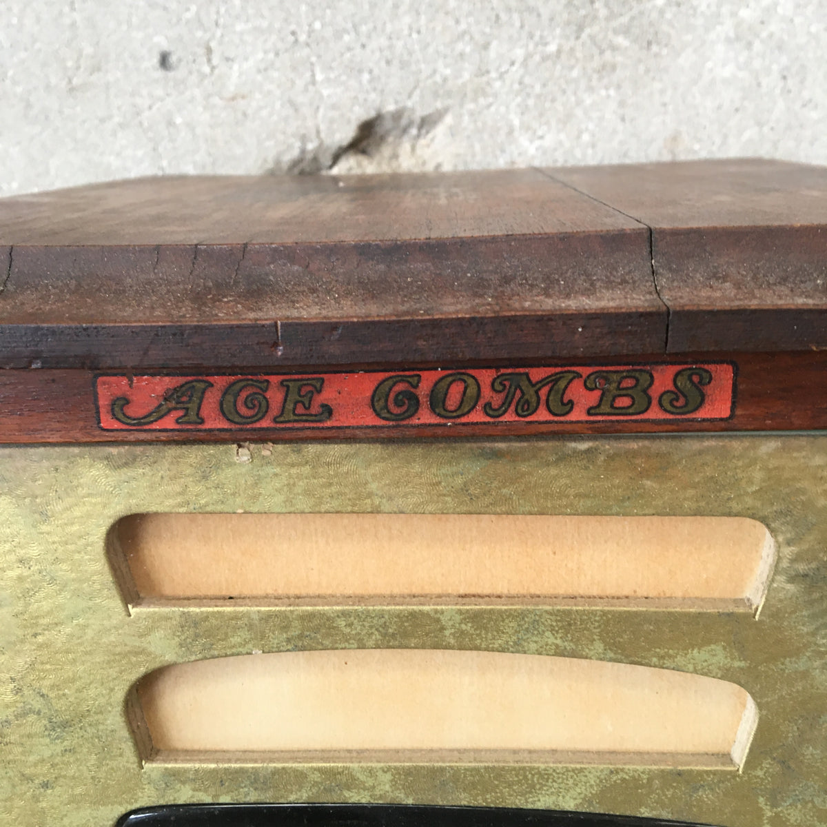 Ace Comb Counter Top Display From Barber Shop