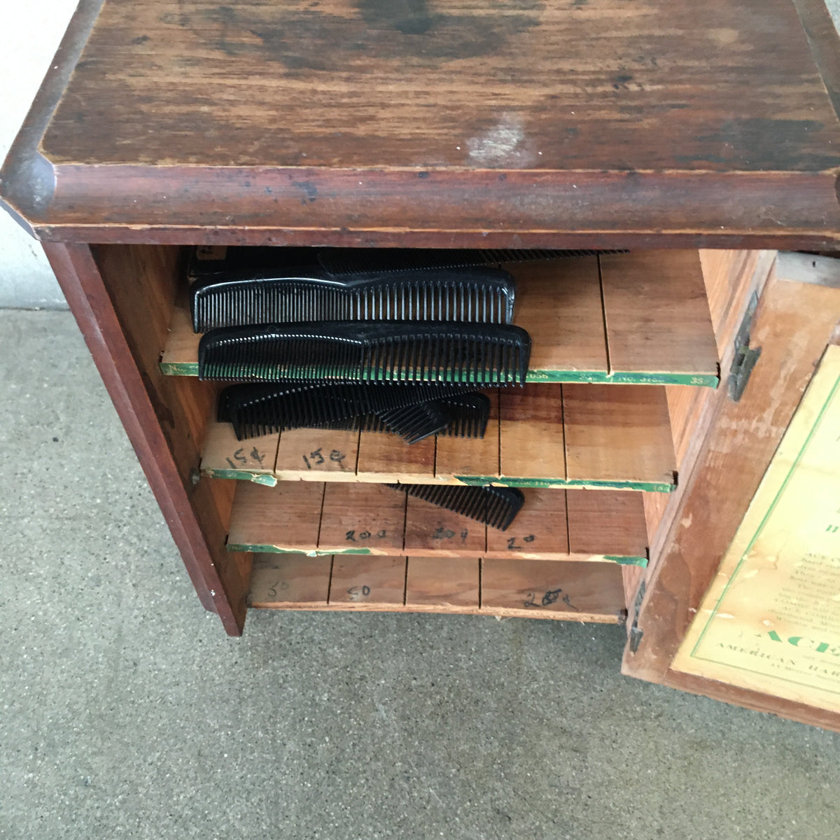 Ace Comb Counter Top Display From Barber Shop
