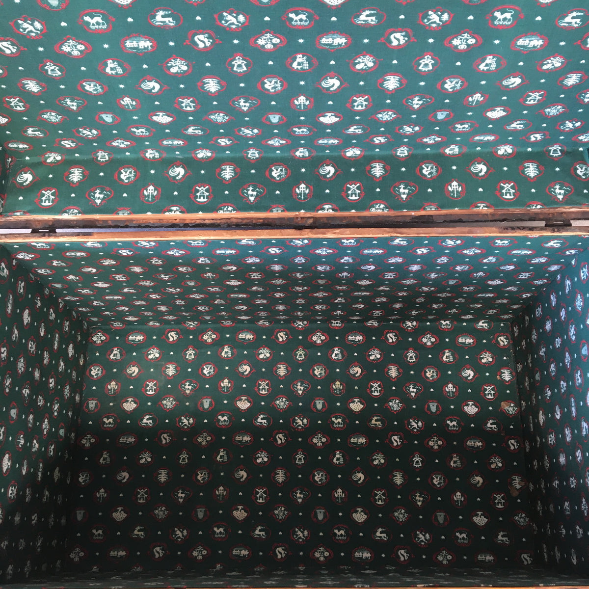 Metal Bound Vintage Trunk