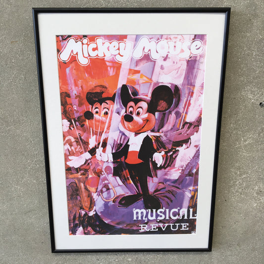 Vintage Disneyland "Mickey Mouse" Framed Print