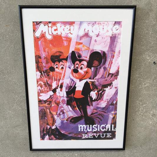 Vintage Disneyland "Mickey Mouse" Framed Print