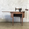 Vintage 1920's White Rotary Sewing Machine