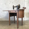 Vintage 1920's White Rotary Sewing Machine