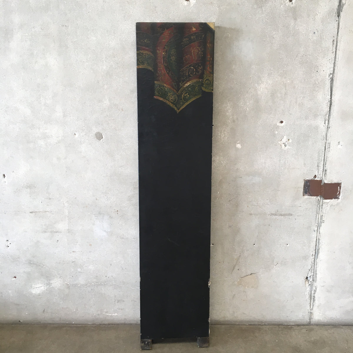 Vintage Four Panel Room Divider Folding Screen