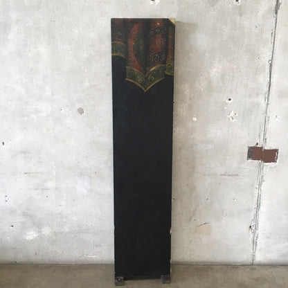 Vintage Four Panel Room Divider Folding Screen