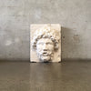 Limestone Bacchus Face Sculpture
