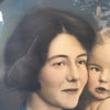 Vintage Portrait Mother and Child