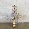 Vintage French Beaded Candelabra